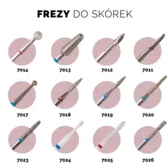 Różnorodne frezy do skórek: stożkowe, kulkowe, walcowe. Wybierz idealne frezy do skórek dla siebie!