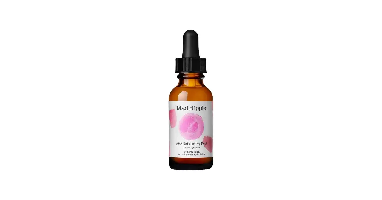 Serum Mad Hippie z kwasem jabłkowym i peptydami.